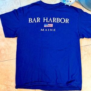 Bar Harbor Maine Navy Blue T-Shirt